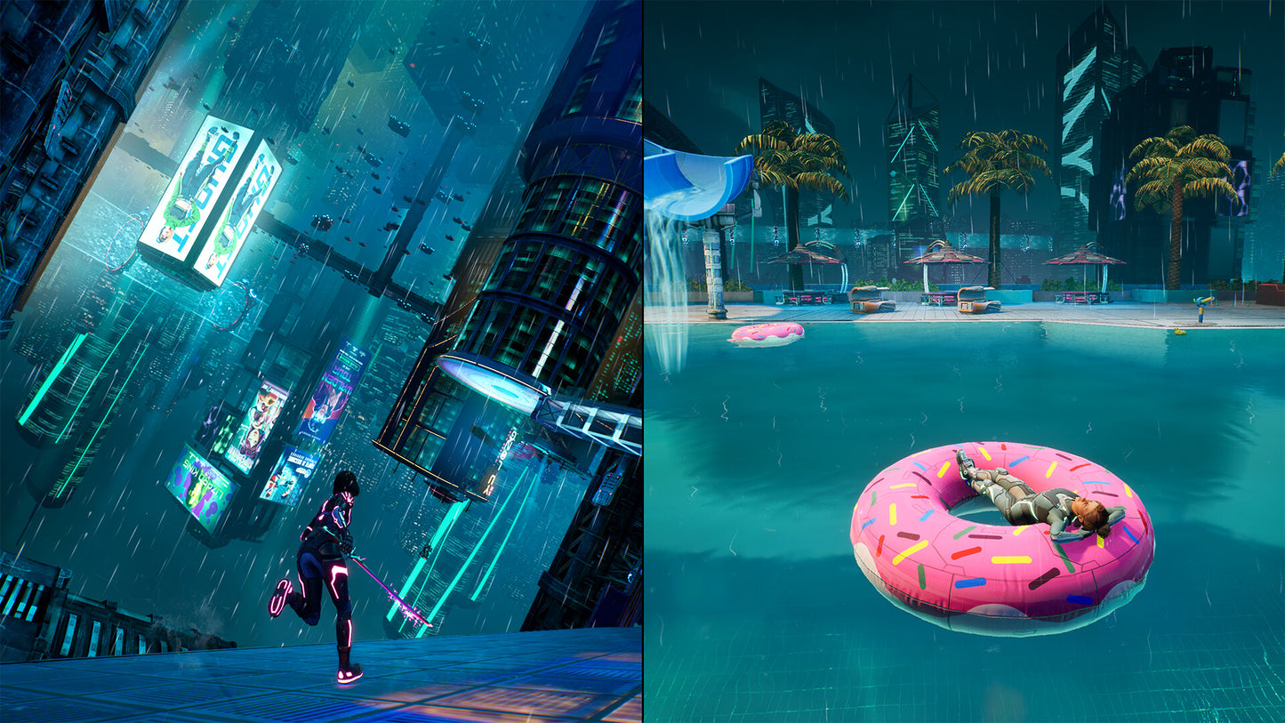 Exploration in Split Fiction Xbox Series X|S game – discover expansive sci-fi environments.